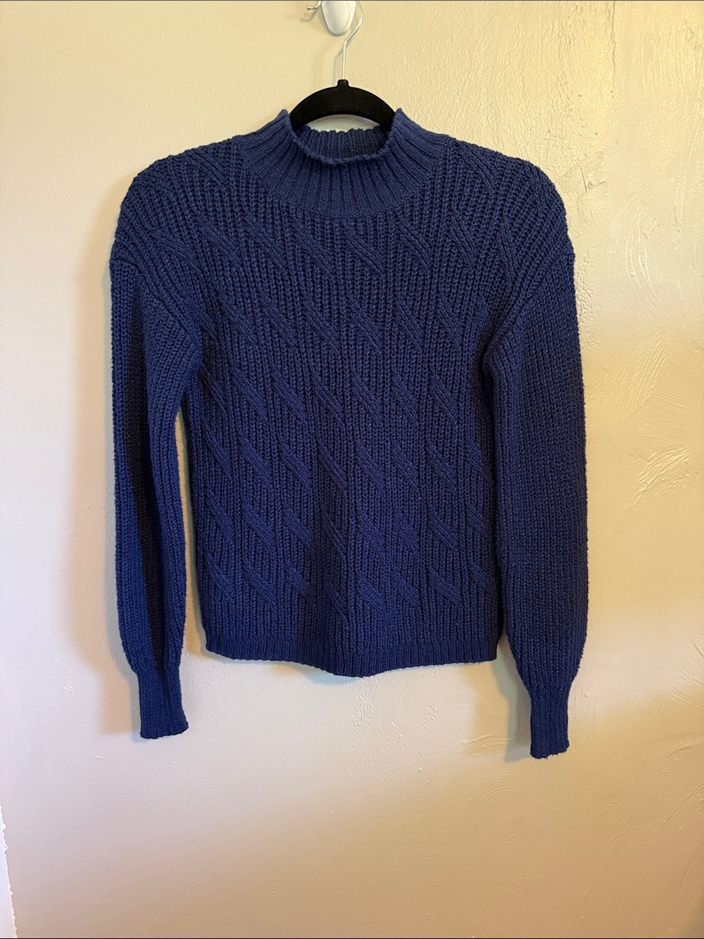 J. Crew Cotton-blend cable mockneck sweater - Picture 2 of 6
